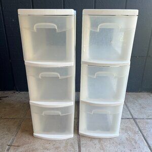 Plastic Storage Drawers - $10 Cash OBO